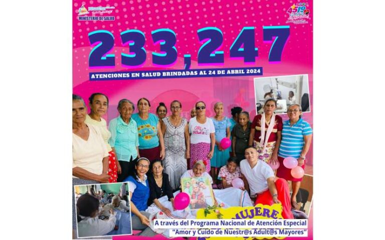 Estas son las atenciones brindadas por el Programa “Amor y Cuido de Nuestr@s Adult@s Mayores”
