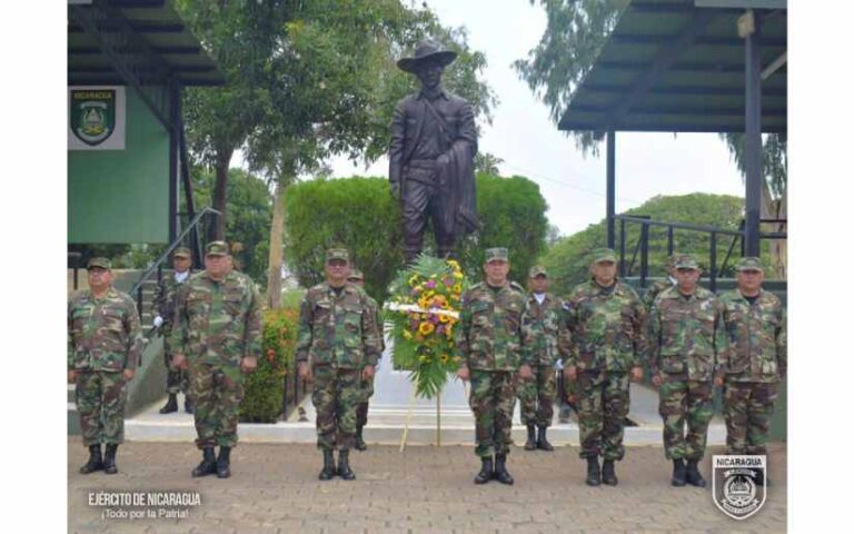 Ejército de Nicaragua realizó ceremonia de conmemoración del “Día de la Dignidad Nacional”