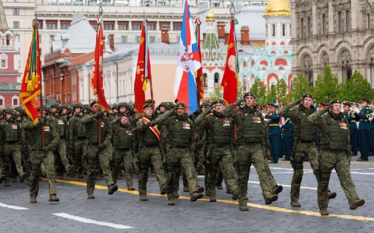 Desfile militar en Moscú por el 79 aniversario del Día de la Victoria