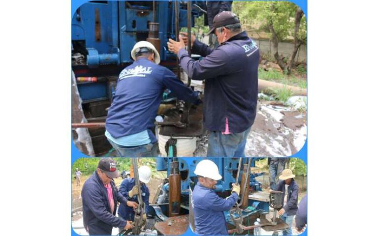 Enacal: Pozo que se construye en el barrio San Judas lleva un avance del 75%