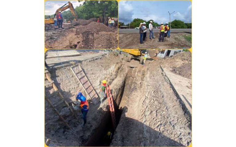 Proyecto de saneamiento en Las Calabazas alcanza un 75% de avance