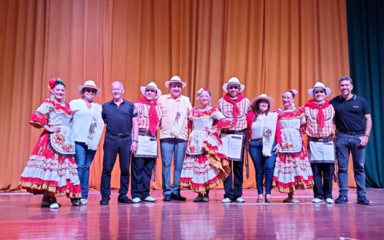 Matagalpa fue escenario del encuentro cultural de danza folclórica entre Colombia y Nicaragua
