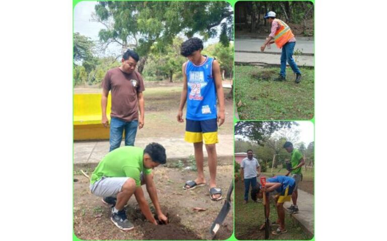 Impulsan reforestación en plantas de tratamiento en diferentes departamentos del país