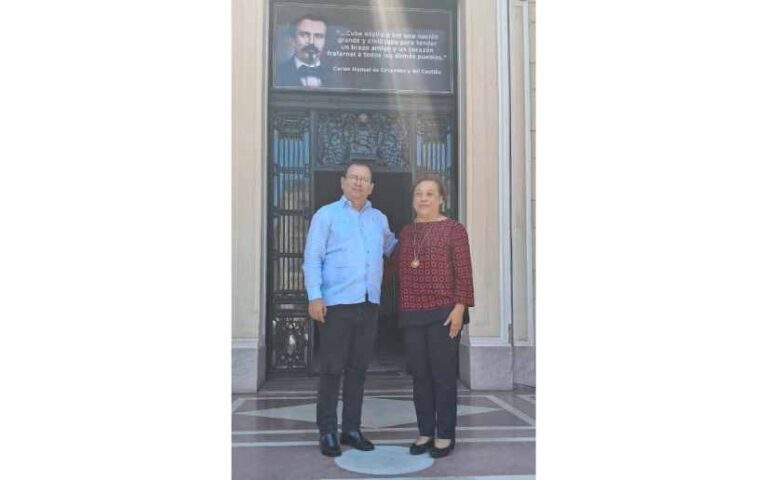 Nicaragua y Cuba, banderas de Amistad, Solidaridad y Paz