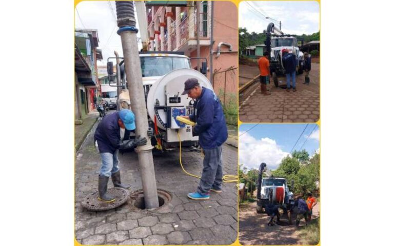 Brindan mantenimiento preventivo y correctivo a estaciones de bombeo en San Carlos