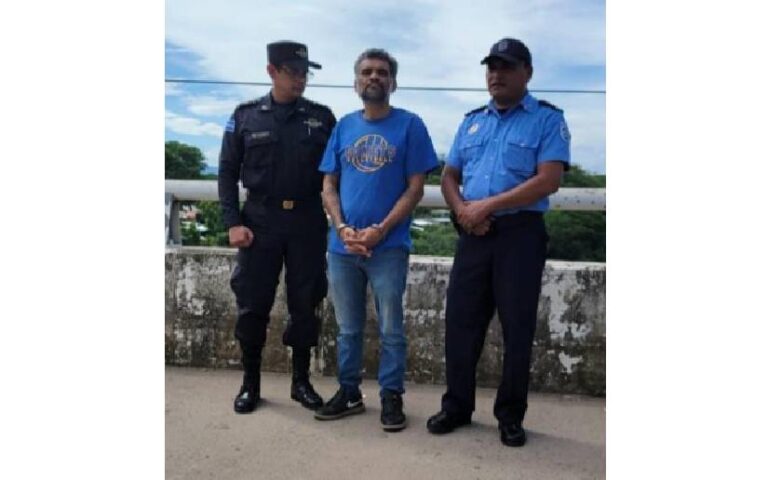 Policía Nacional de Nicaragua captura y entrega a miembro de la mara MS-13