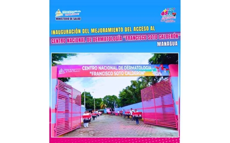 Mejoran Centro Nacional de Dermatología “Francisco Soto Calderón” en Managua