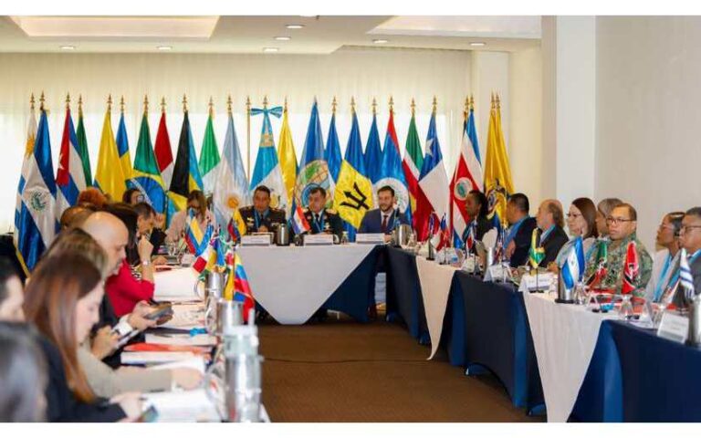 Representantes de Nicaragua en la 25ª Reunión Anual de la OPAQ en Guatemala