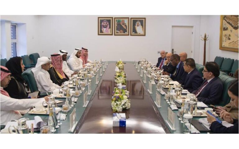 Delegación nicaragüense asiste a reuniones con el Comité de Palestina en Arabia Saudita
