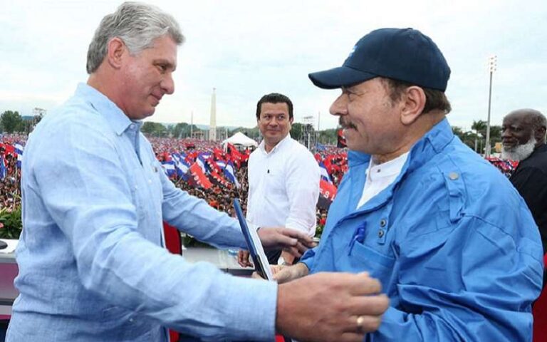 Saludos del Presidente Miguel Díaz-Canel el 45 aniversario del triunfo de la Revolución Popular Sandinista