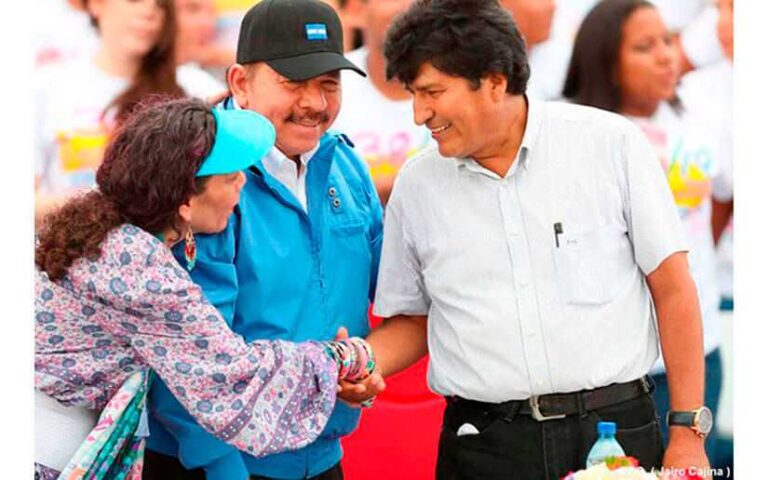 Compañero Evo Morales saluda el 45 aniversario del triunfo de la Revolución Sandinista