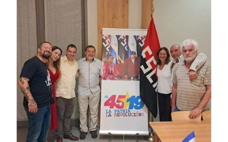 Conmemoración del 45 Aniversario de la Revolución Popular Sandinista en Italia