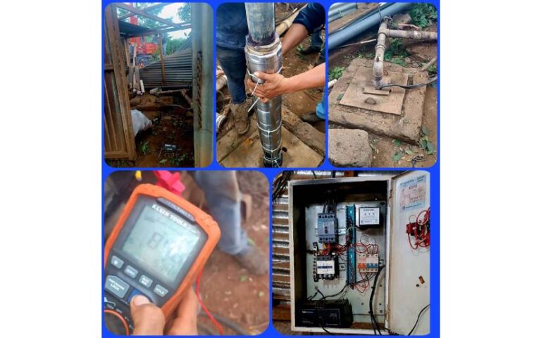 Mejoran sistema de agua en la Comunidad Cristo Rey, Tipitapa