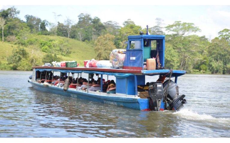 MTI informa sobre la realización de limpieza y dragado en el Río San Juan