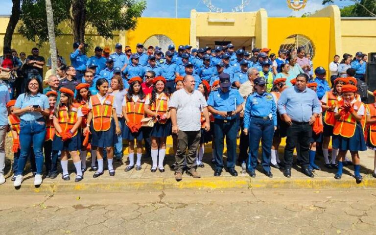 Jinotepe: XVI Jornada Nacional de Educación Vial, Por Amor a la Patria