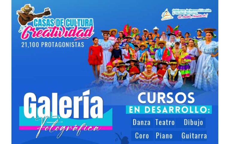 Casas de Cultura y Creatividad con 21 mil protagonistas en cursos y talleres