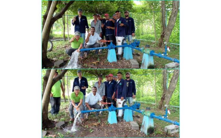 ENACAL concluye mejoramiento del sistema de agua en las comunidades La Peña y El Palo