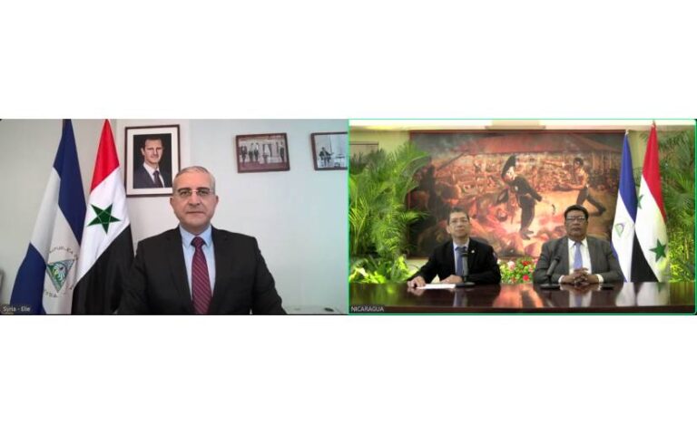 Nuevo embajador de la República Árabe Siria en Nicaragua presenta copias de estilo