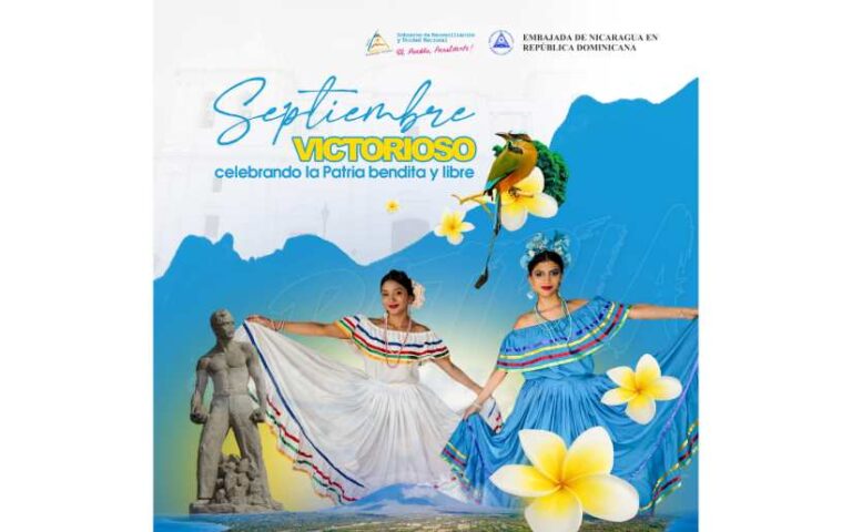 Embajada de Nicaragua celebra sus Fiestas Patrias en República Dominicana