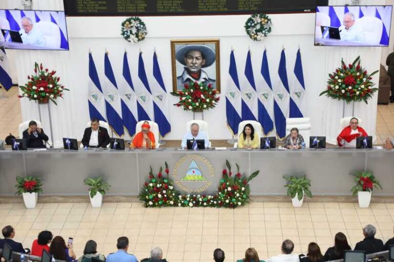 Parlamento de Nicaragua cierra Legislatura del 2023