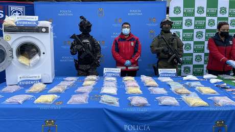 Chile incauta el mayor alijé de droga sintética de la historia 
