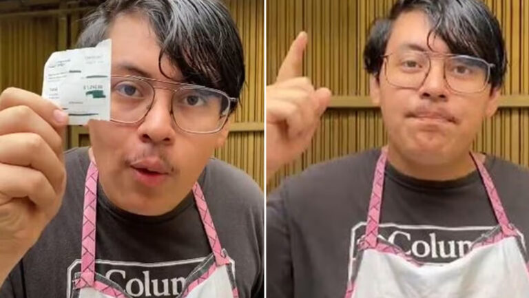 Mesero se vuelve viral al devolver una propina que considera insuficiente