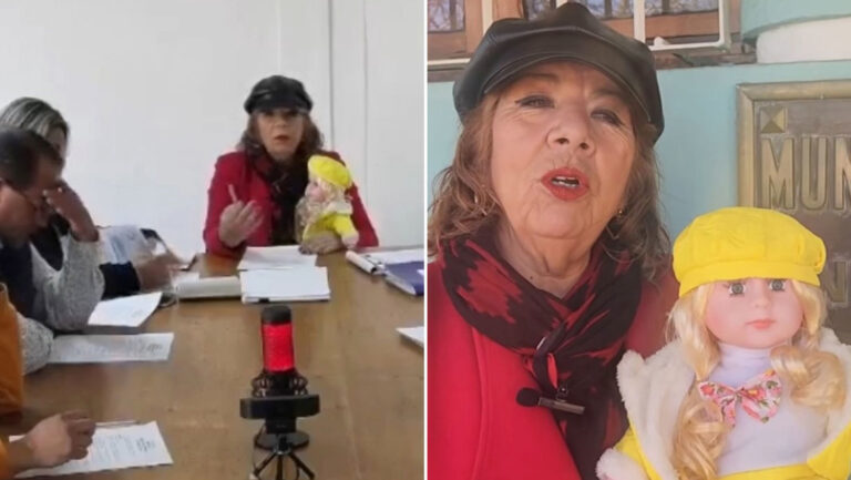 Alcaldesa organiza concurso para bautizar a su muñeca