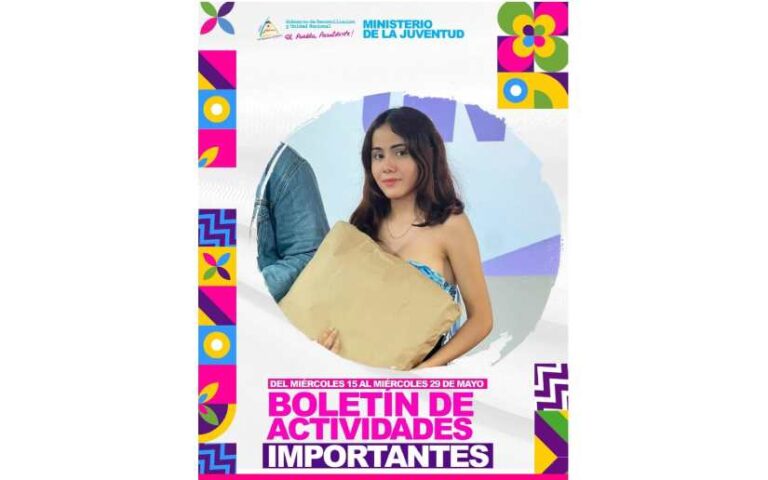 Boletín Informativo de las Principales Actividades del Ministerio de la Juventud