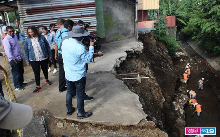 ALMA supervisa Proyecto de Estabilización del talud en el cauce El Arroyo