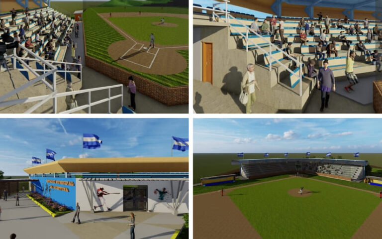 Así será el nuevo Estadio Municipal de Béisbol en la Comunidad La Aceituna