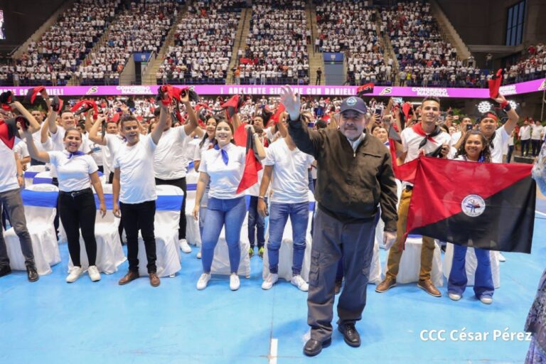 Juventud Sandinista reitera su respaldo al Pdte. Daniel y a la Compañera Rosario