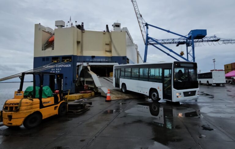 Otros 250 buses Yutong llegan a Nicaragua