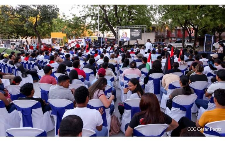 Nicaragua rinde homenaje a la lucha libertaria de Palestina