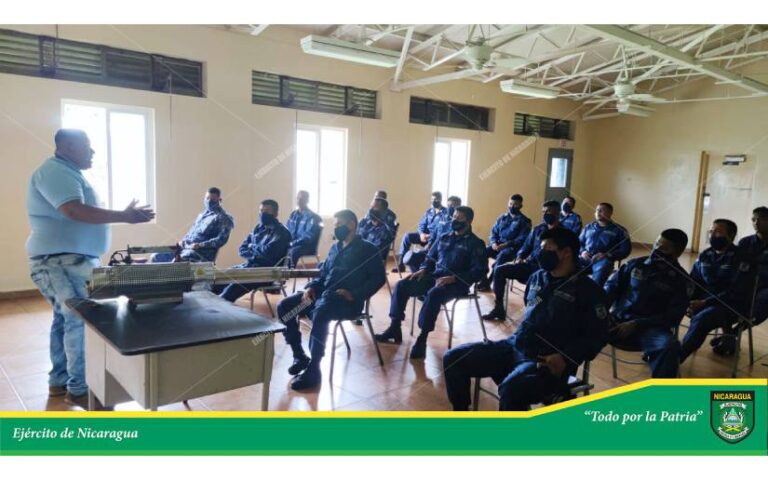Ejército de Nicaragua participa en capacitación epidemiológica