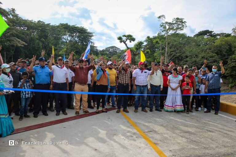Inauguran Puente San Bartolo en Nueva Segovia