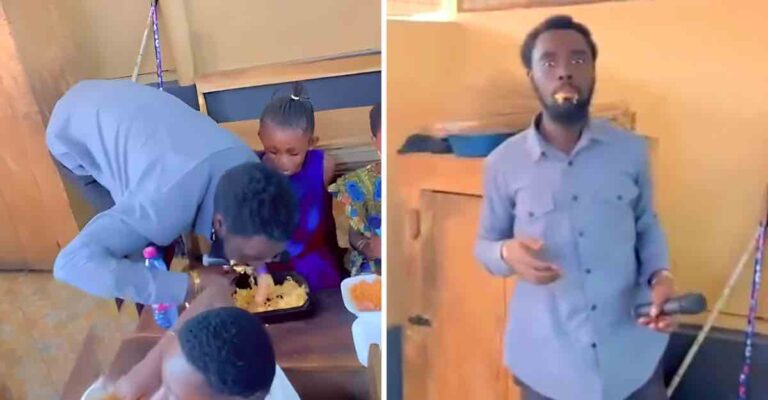 Descubren a profesor robando la comida de una alumna