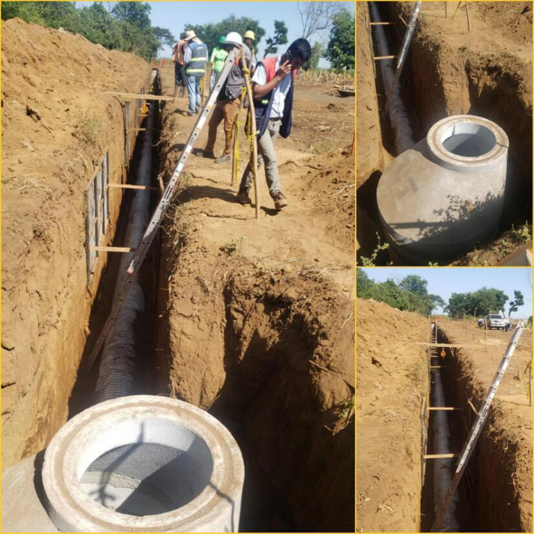 Inicia construcción de principales recolectoras de alcantarillado en Chinandega