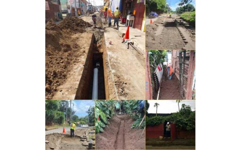 Enacal amplía alcantarillado sanitario en Jinotepe