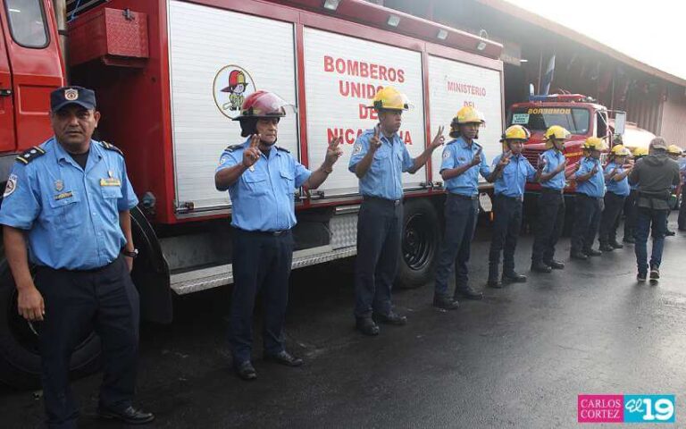 Camiones cisterna rumbo al Cuá-Jinotega donde se inaugurará estación de bomberos