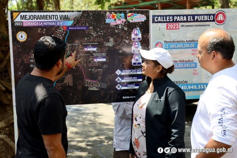 ALMA supervisa proyecto de calles en la Comarca La Hoyada