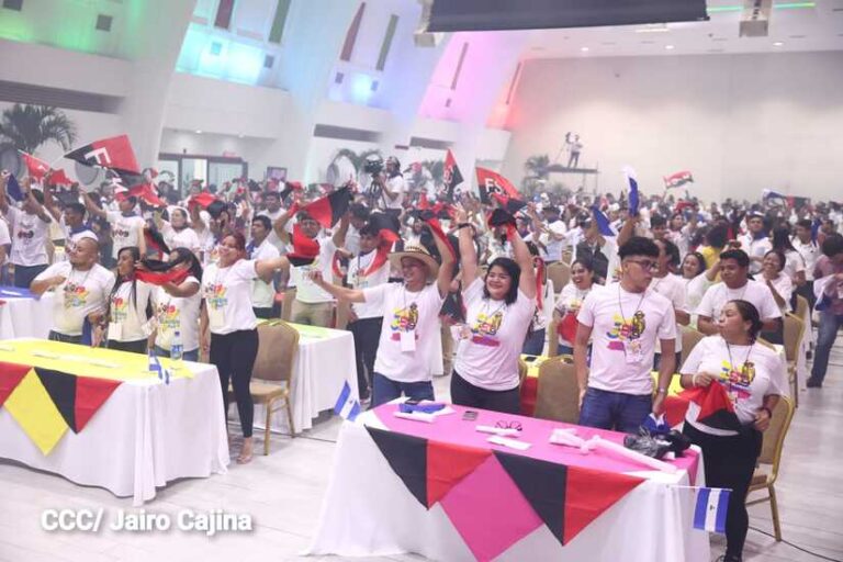 Juventud Sandinista realiza Congreso Nacional en saludo al 44/19