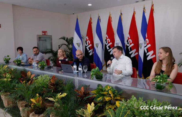 Rosario destaca encuentros de comunicadores nicaragüenses con RT y Sputnik