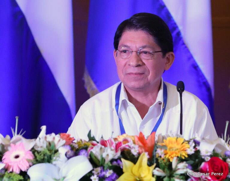 Canciller nicaragüense participará en Conferencia sobre situación de Palestina