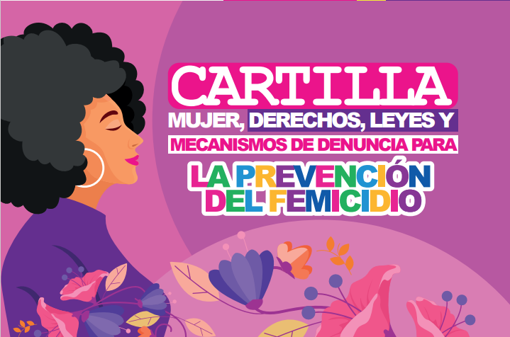 Aquí puedes descargar Cartilla “Mujer, Derechos, Leyes y Mecanismos para la Prevención del Femicidio”
