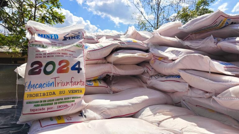 Llega la Merienda Escolar a los 12 municipios de Nueva Segovia