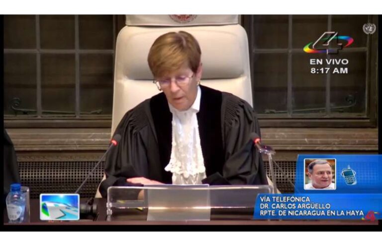 Corte Internacional de Justicia reafirma las 200 millas de Nicaragua, destaca el doctor Carlos Argüello