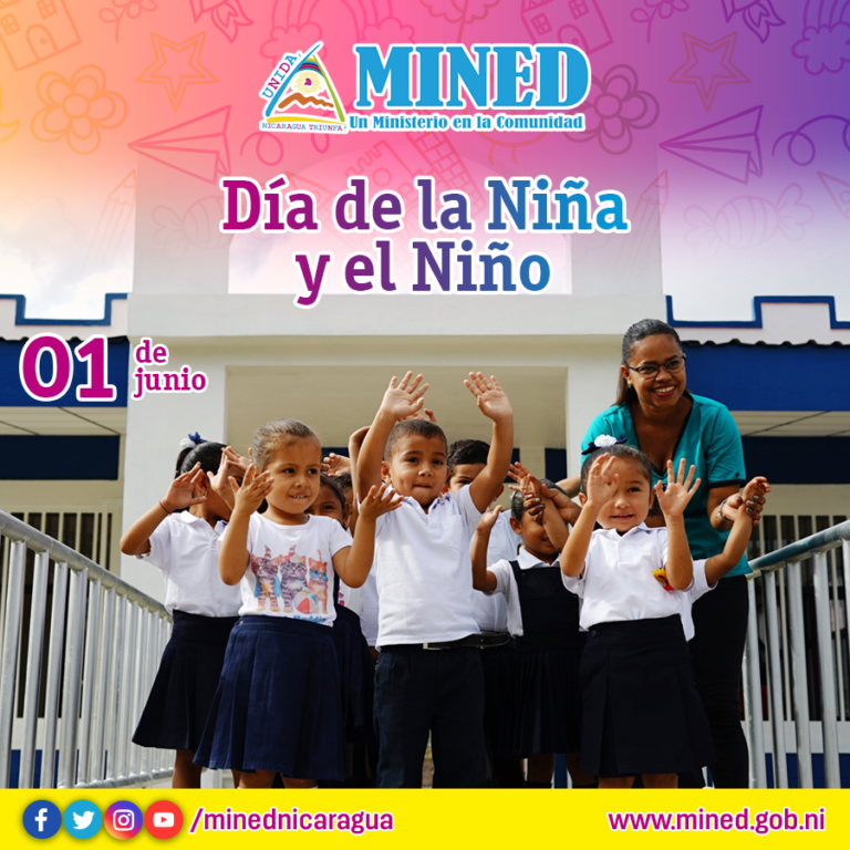 MINED iniciará celebraciones a los niños y niñas en su día