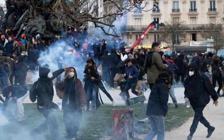 Escenas de lucha de clases en Europa