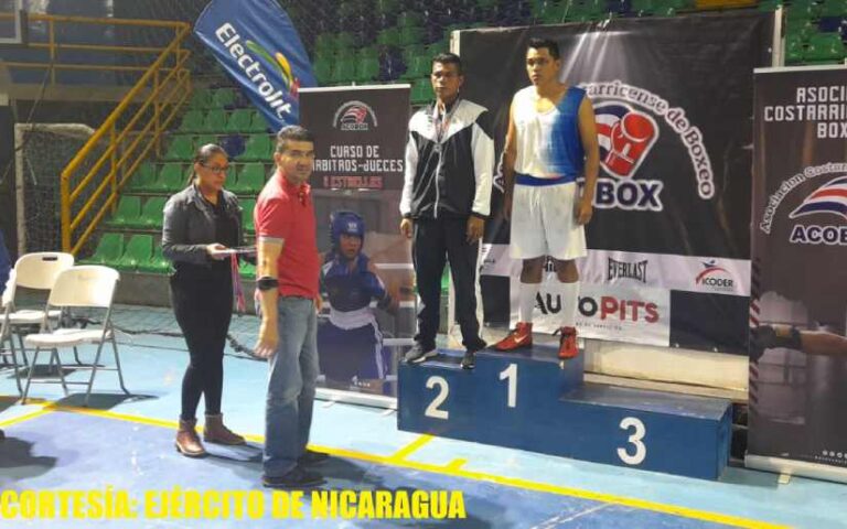 Ejército de Nicaragua participó en el Campeonato Centroamericano de Boxeo