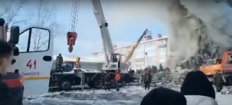 Fallecen al menos nueve personas tras una explosión de un gas doméstico en Rusia